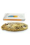 Chain Gold 138 links 1/2 x 1/4 7.75 for Kreidler Florett RS, Zündapp KS, SX, K 80, Yamaha DT 50 M, Honda MB, MT, MBX, MTX 50, 80
