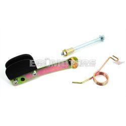   Chain tensioner set with mounting axle and spring for Yamaha, DT 50 MX, 80 MX