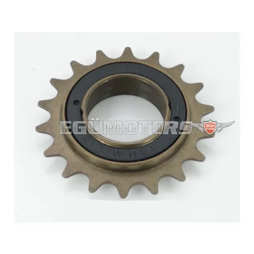 Freewheel pinion 18 teeth for Piaggio, Ciao, SI, Bravo