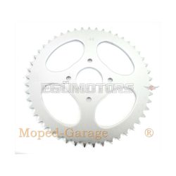   Sprocket Presto aluminum 49 teeth 4 hole for Hercules Prima 1, 2, 3, 4, 5, 6, MP MF M HR Hobby Rider, P MX SX, Optima Pronto, Presto, Garelli Cross 40, KTM 505, Zündapp A 25 Automatic Type 460-01, 460-02