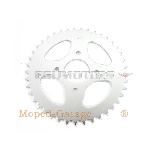 Sprocket Presto aluminum 41 teeth 4 hole for Hercules Prima 1, 2, 3, 4, 5, 6, MP MF M HR Hobby Rider, P MX SX, Optima Pronto, Presto, Garelli Cross 40, KTM 505, Zündapp A 25 Automatic Type 460-01, 460-02