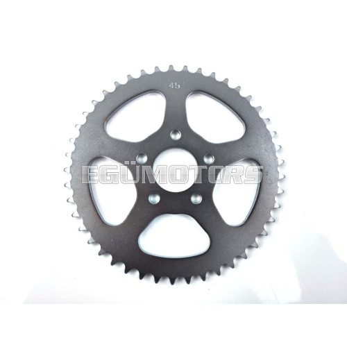 Sprocket steel 45 teeth 118mm for Zündapp ZB 22, ZD 10, 30, ZR 20, ZA 25, 40