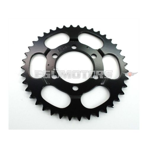Sprocket steel 40 teeth 120mm black for Ejsot, ZD 30, ZL 25, ZA 10