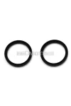 Cover plate Pränafa 40mm x 33mm 4,5mm black for Victoria, DKW, Express