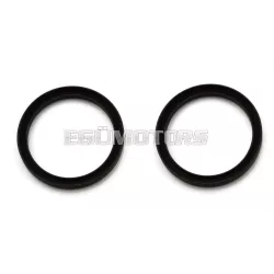   Cover plate Pränafa 40mm x 33mm 4,5mm black for Victoria, DKW, Express