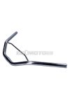 Handlebar chrome 610mm with strut for Hercules L 50 MF 1 2 3 CB City Bike, Zündapp Automatic Moped Type 442, Kreidler MP, Puch Maxi S N Moped Mokick