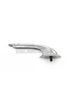 Mudguard emblem metal 33mm x 105mm for bicycle, moped, moped, mokick