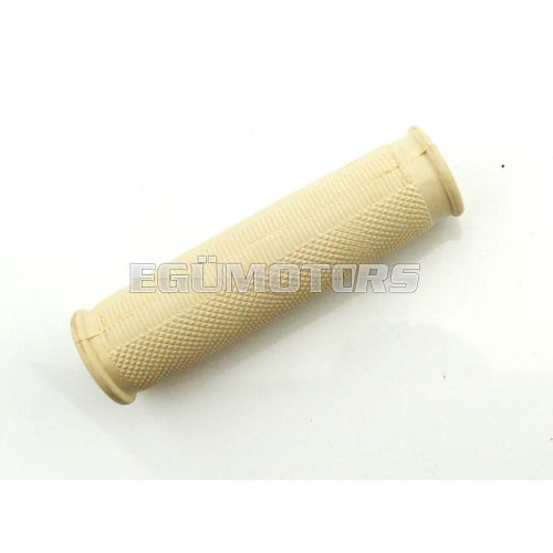 Handlebar grip ivory 120mm 22mm for moped, moped, mokick
