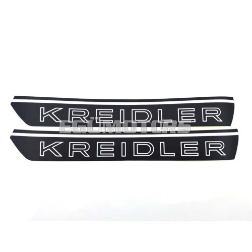 Tank sticker color black white for Kreidler Florett RMC RS