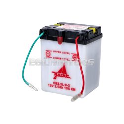   Battery 12Volt 12 Volt 2,5 Ah 105mm 72mm 80mm for Honda MTX, MBX 5, 8, Mokick