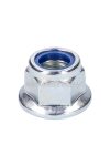 nut w/ flange M12 self locking, zinc plated