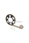 chain kit short 14/62 teeth for Derbi Senda 50 SM DRD, Black Edition