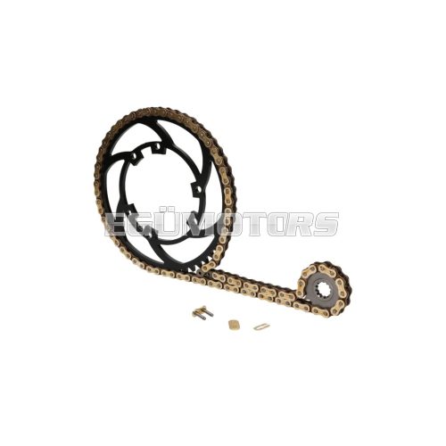 101 Octane Premium láncszett rövid, 11/62 fog, Aprilia SX, RS, Derbi GPR R, Nude, Senda 50 SM DRD, HYP, Gilera SMT