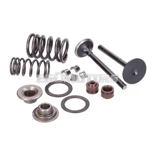 cylinder head valve set Naraku V.2 for GY6, Kymco 2V 90cc