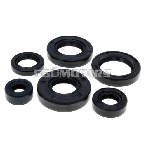 engine oil seal set Naraku for Minarelli AM, Generic, KSR-Moto, Keeway, Motobi, Ride, CPI, 1E40MA, 1E40MB