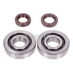   crankshaft bearing set Naraku SKF, FKM Premium C3 metal cage for Piaggio