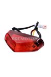 Naraku hátsó lámpa piros LED kombi dugóval Beta RR 50 E5 E5 2021-hez