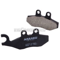   Naraku fékbetét organic a Piaggio X7, X9, X-Evo, MP3, Vespa 946, GTS, GTV