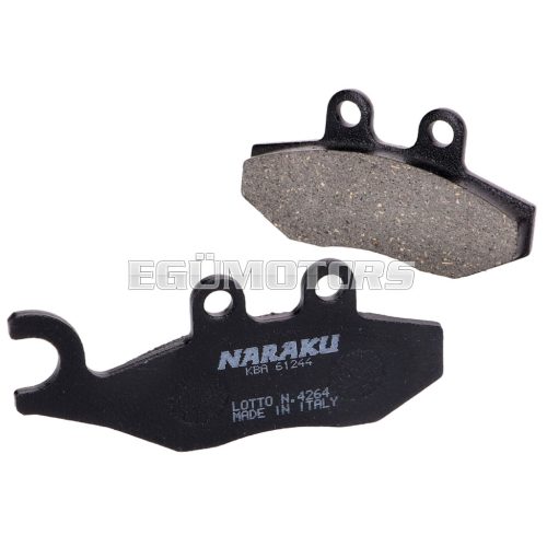 Naraku fékbetét organic a Piaggio X7, X9, X-Evo, MP3, Vespa 946, GTS, GTV