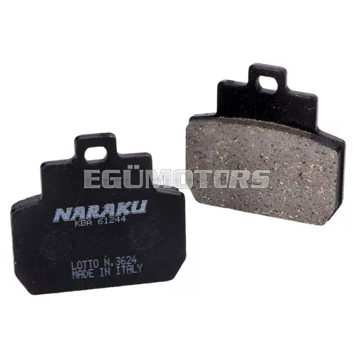 Naraku fékbetét organic Gilera RC 500i, Piaggio MP3, X8, X9, Vespa GTV