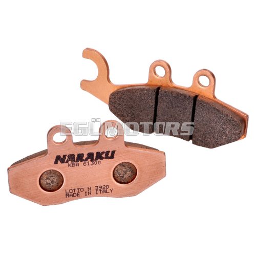 Naraku fékbetét szinterezett Aprilia, Derbi, Gilera, Piaggio, Vespa