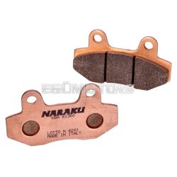   brake pads Naraku sintered for Peugeot Speedfight 3, Hyosung GT, GV