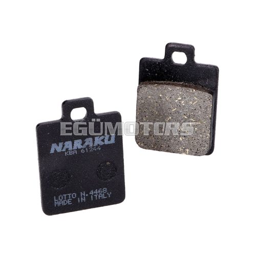 brake pads Naraku organic for Gilera, Piaggio, Vespa