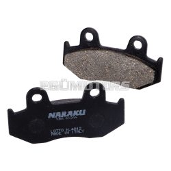   Naraku fékbetét organic a Honda NES, SES, PES / PS, SH, CH 125, 150 4-stroke