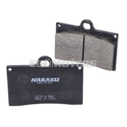   Naraku fékbetét organic az Aprilia RS 50 14-16, RS4 125, Cagiva Mito 125, Derbi GPR 50 2T Euro2 / 125 4T Euro3