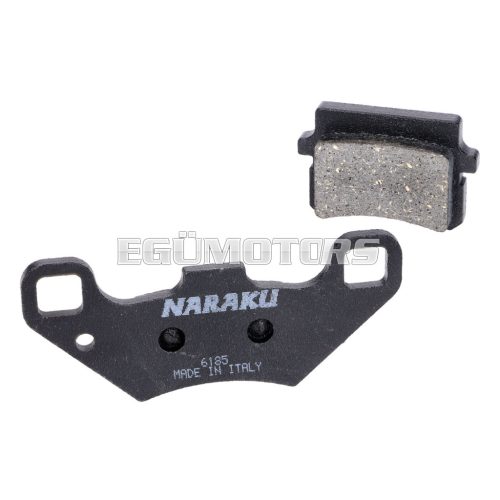 Naraku fékbetétek organikus Peugeot XR7/ XP7 50 2T, Motorhispania 10 SM/ Enduro 50 2T fékbetétek, Gun R 50 2T/ 125 4T, TGB Blade 425/ 500/ 600/ 1000