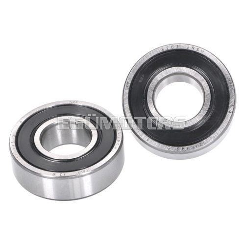 Naraku kerékcsapágy készlet első / hátsó kerék 6203.2RS Premium SKF Beta RR 50-hez