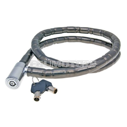 cable lock 120cm x 18mm with two keys