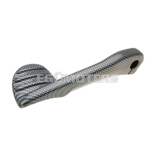 kick starter aluminum carbon look for Minarelli, Kymco, CPI, Peugeot, GY6