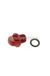 oil filler screw / oil screw plug aluminium red for Minarelli