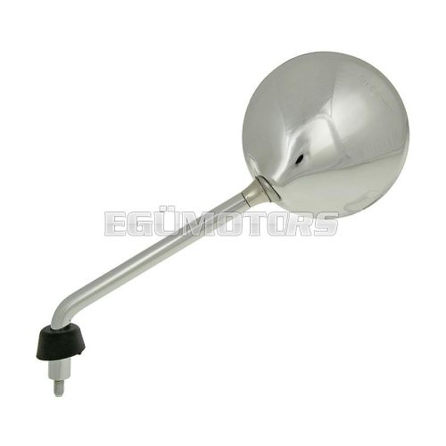 Vparts Tükör bal, M8-as, krómozott, Vespa LX 50 2-ütemű, 4-ütemű, Liberty 50-200cc 4-ütemű = IP40214