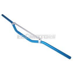 MX handlebar aluminum with cross brace blue 22mm - 810mm