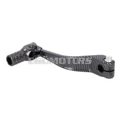   gear shift lever aluminum carbon-look for Piaggio / Derbi engine D50B0, EBE Off-Road , SM