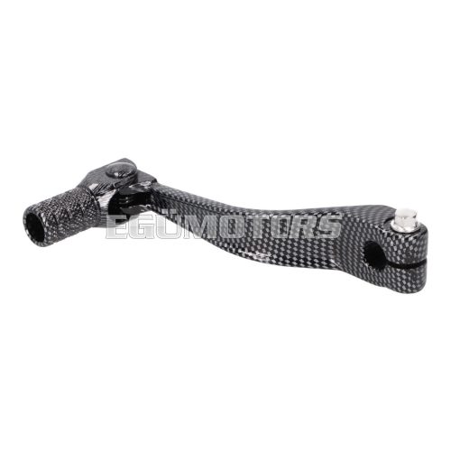 gear shift lever aluminum carbon-look for Piaggio / Derbi engine D50B0, EBE Off-Road , SM