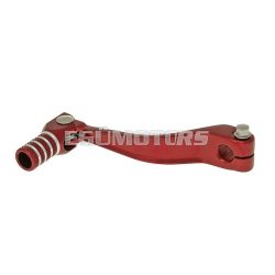   gear shift lever aluminum red for Piaggio / Derbi engine D50B0, EBE off-road, SM