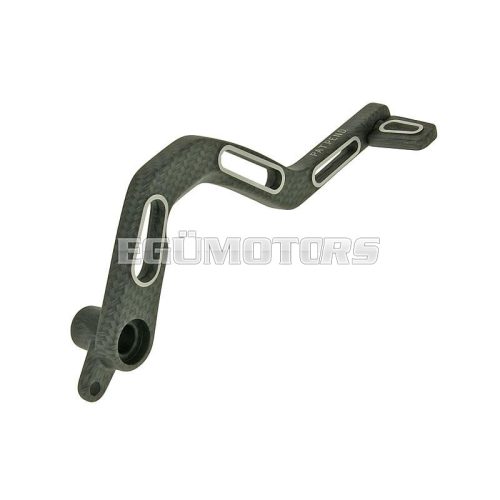 brake pedal aluminum carbon optic for Derbi Senda DRD, SM, X