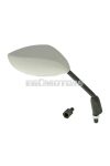 mirror Sport right, M8 / M10 oval white - universal