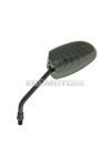 mirror F1 Round Style left side M10 carbon look