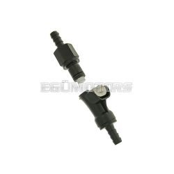 101 Octane Benzincső csatlakozó fekete, 6 mm