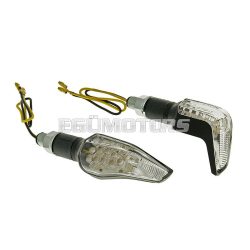   indicator light set M10 thread LED black Sidewinder clear glass