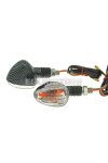 indicator light set M10 thread carbon look Doozy transparent, short version