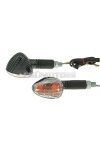 indicator light set M10 thread carbon look Doozy transparent, long version