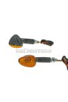 indicator light set M10 thread carbon look Doozy orange, long version