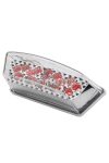 Vparts Hátsó lámpa egység, fehér, Lexus stílusú LED-es, Beta, KTM, MBK, Yamaha