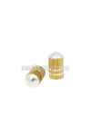 valve cap set Bullet anodized aluminum - gold - universal