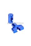 brake cable adjuster set M6 thread aluminum blue - universal